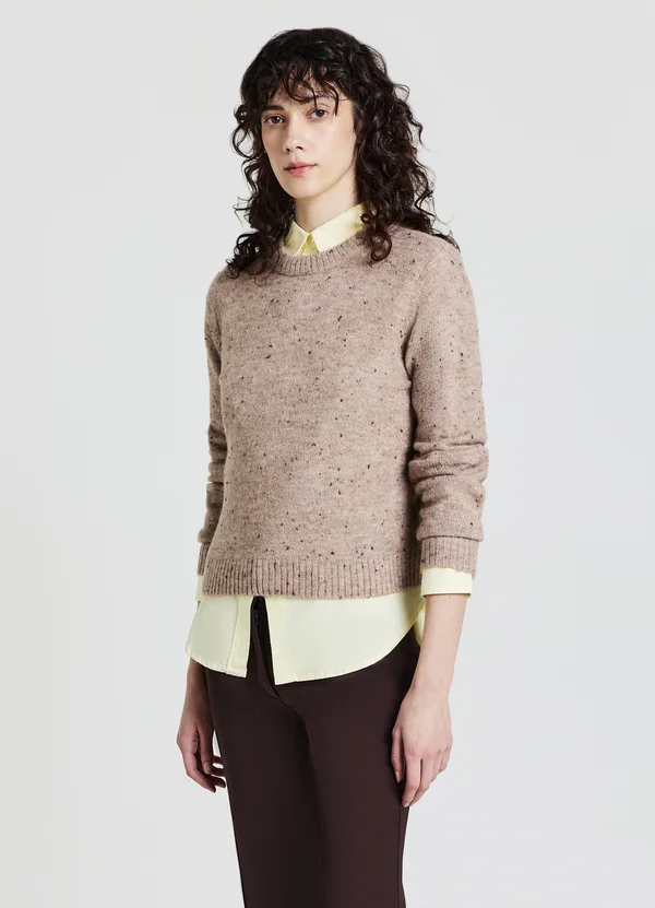 GIROCOLLO  - Strickpullover - var acqua melange