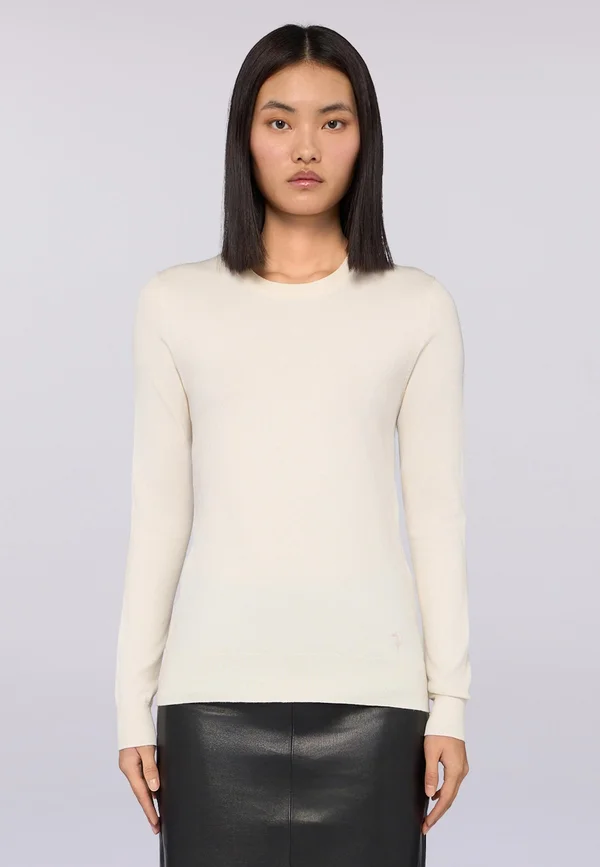 GIROCOLLO - Strickpullover - white venice