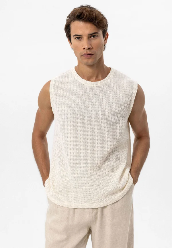 GIROLAMO - Strickpullover - ecru