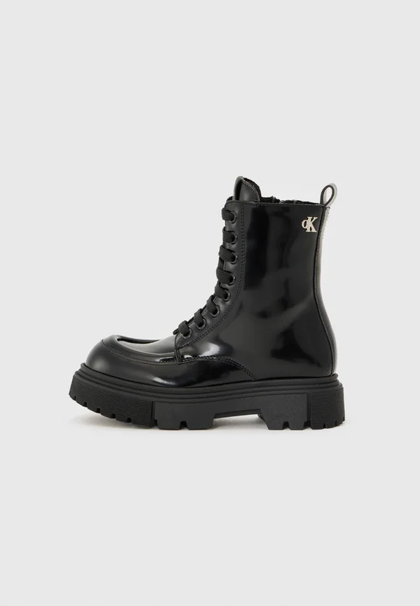 GISA UNISEX - Schnürstiefelette - black