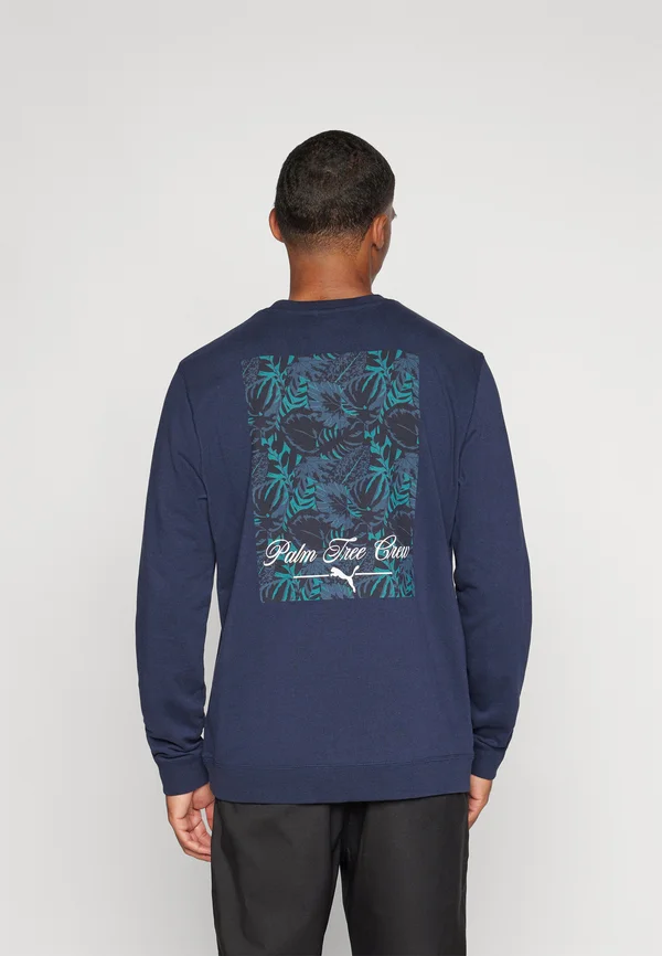 GITCH GRAPHIC CREW - Sweatshirt - deep navy