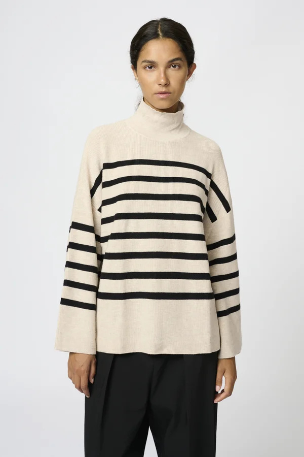 GITTEL PULLOVER - Strickpullover - sandstone