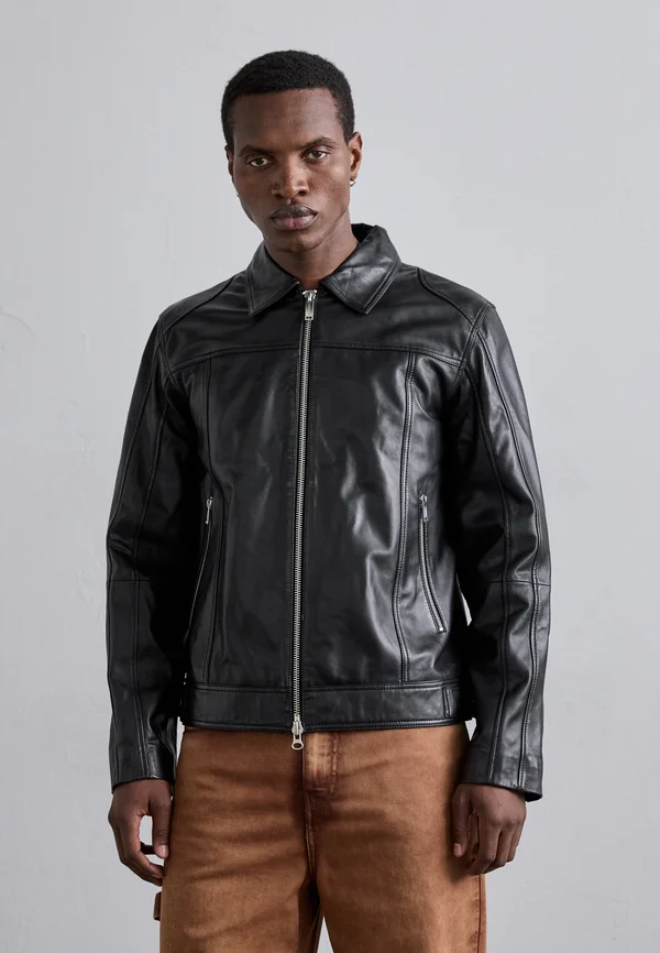 GIUBBOTTO - Lederjacke - nero