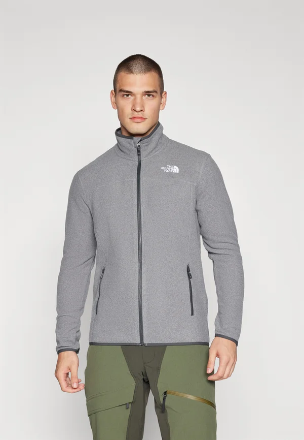 GLACIER FULL ZIP - Fleecejacke - medium grey heather