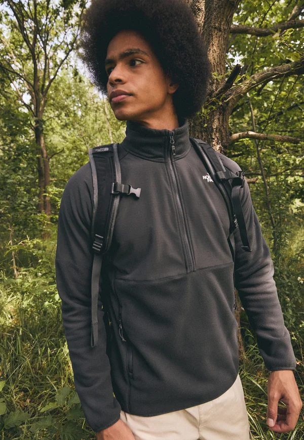 GLACIER HEAVYWEIGHT 1/2 ZIP - Fleecepullover - asphalt grey