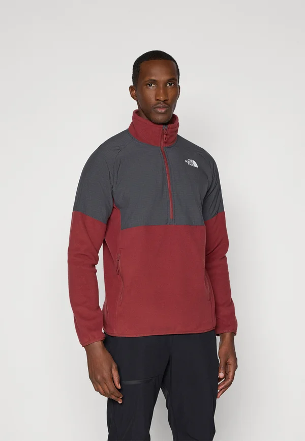 GLACIER HEAVYWEIGHT 1/2 ZIP - Fleecepullover - sumac/asphalt grey