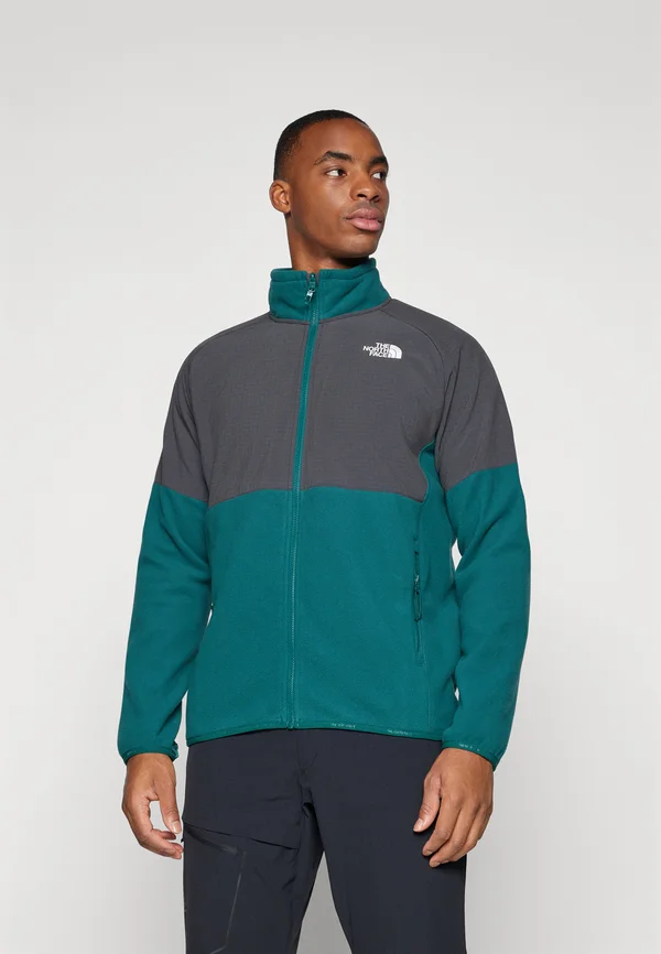 GLACIER HEAVYWEIGHT FULL ZIP - Fleecejacke - deep nori/asphalt grey/black