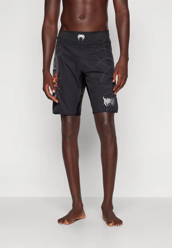GLADIATOR FIGHTSHORTS - Kurze Sporthose - black/silver