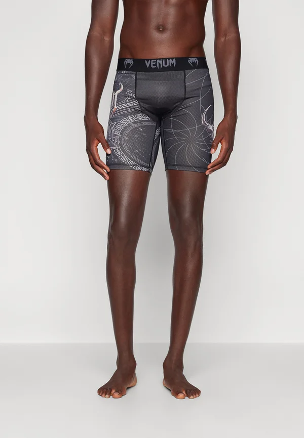 GLADIATOR VALE TUDO SHORTS - Tights - black/silver