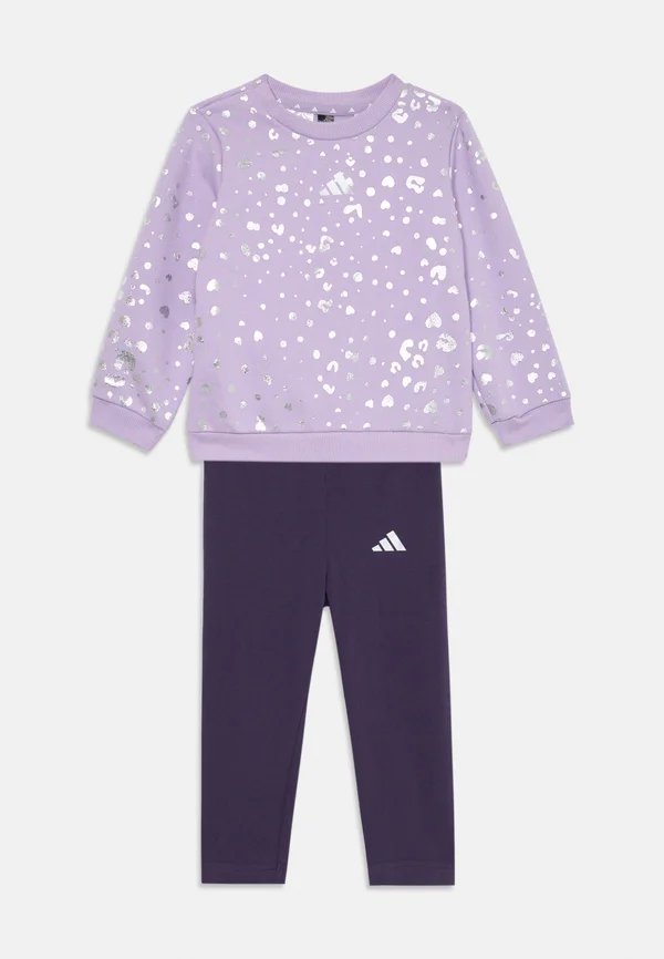 GLAM INFANT UNISEX SET - Jogginghose - powder plum/silver-coloured