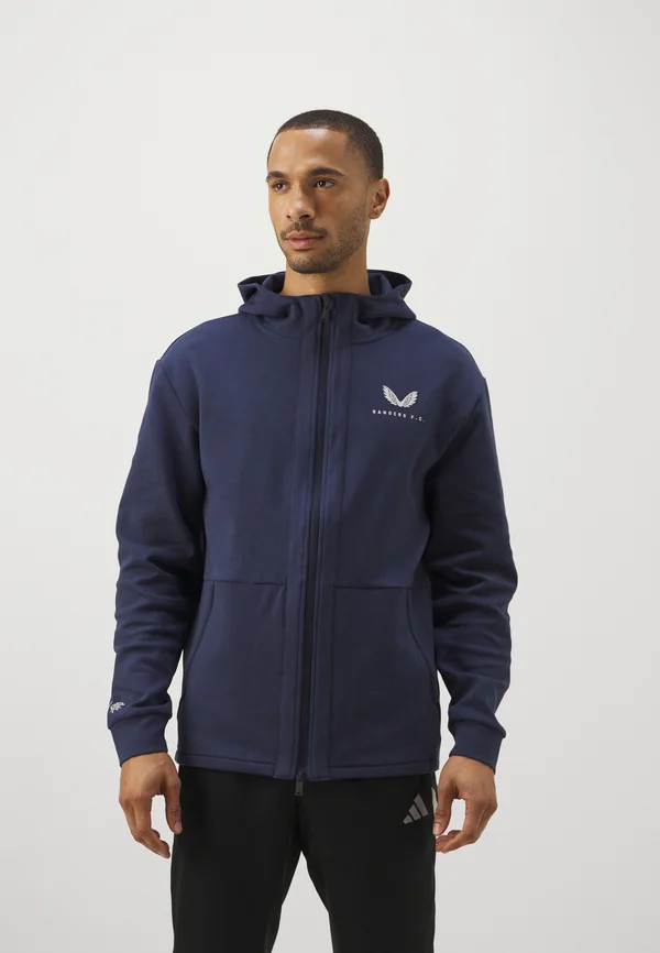 GLASGOW RANGERS HOODED TRAVEL JACKET - Vereinsmannschaften - peacoat