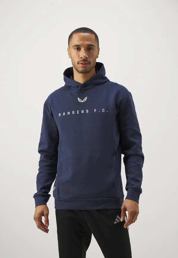 GLASGOW RANGERS TRAVEL LOGO HOODY - Vereinsmannschaften - peacoat