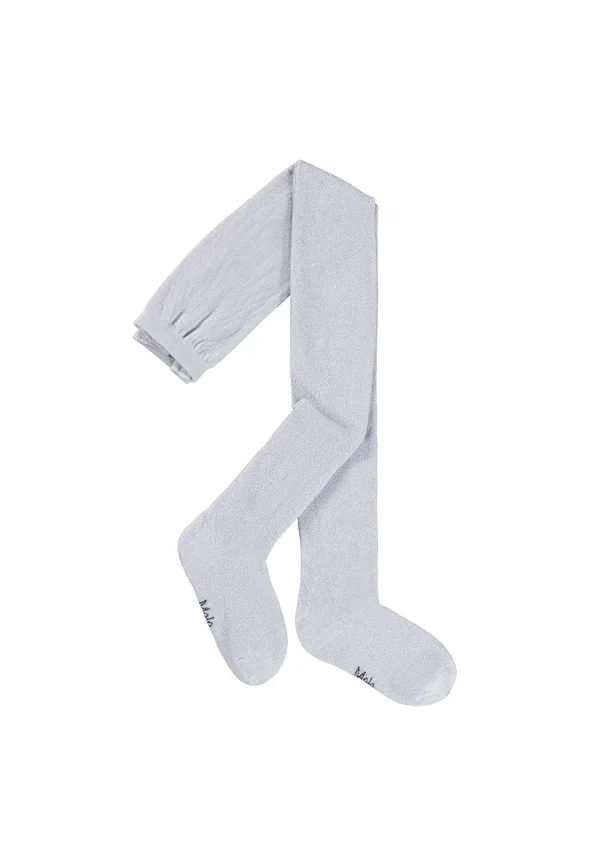 GLITTER - Overkneestrümpfe - silver