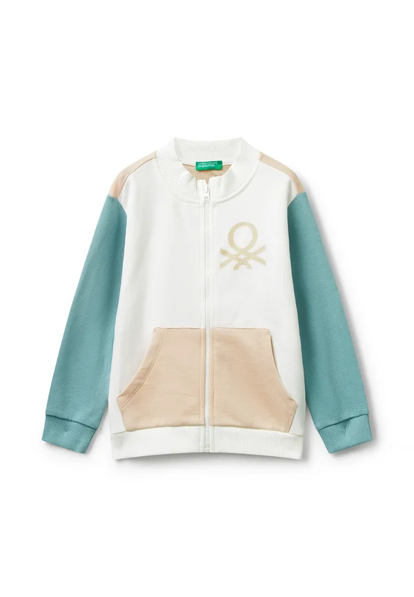 GLITTERY PRINT - Sweatjacke - off white