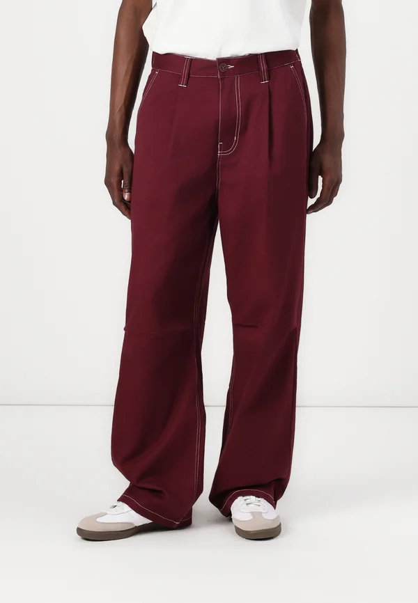 GLOBAL BAGGY PANT - Jeans Relaxed Fit - port