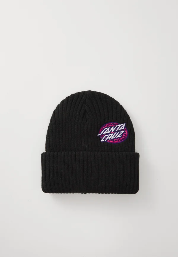GLOBAL OVAL DOT BEANIE UNISEX - Mütze - black