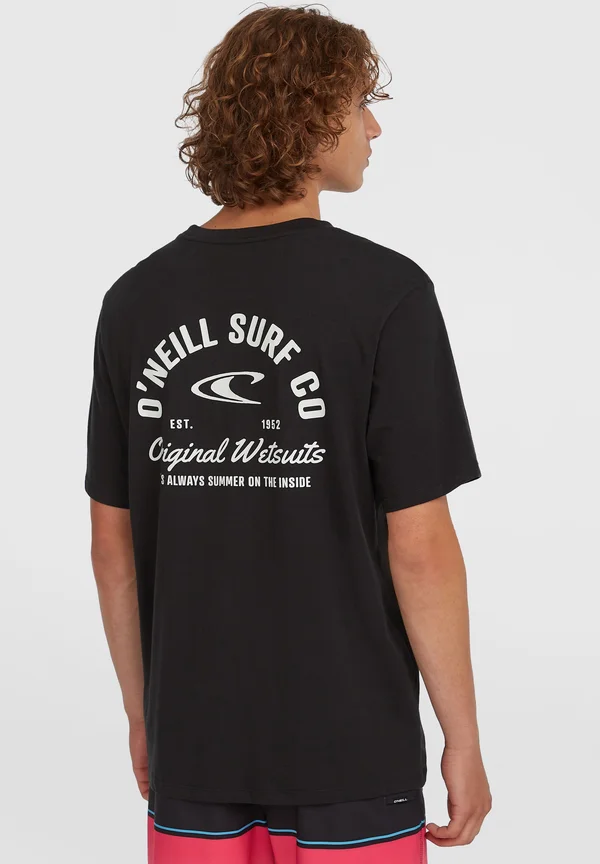 GLOBAL - T-Shirt print - black out
