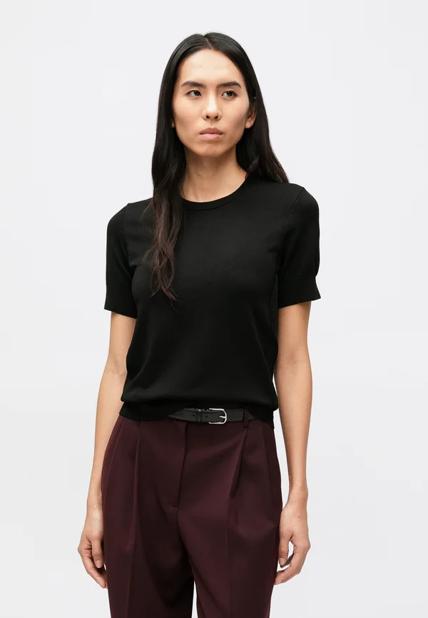 GLOSSY  - Strickpullover - black