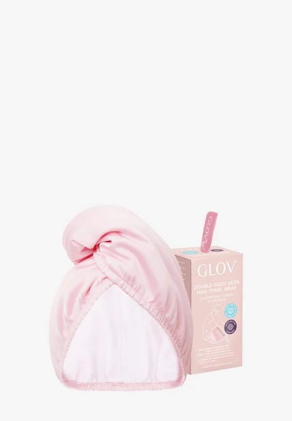 GLOV® DOUBLE-SIDED SATIN HAIR TOWEL WRAP - Haar-Styling-Accessoires - pink