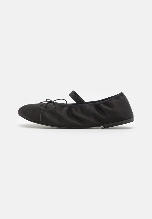 GLOVE BALLET FLATS - Riemchenballerina - black