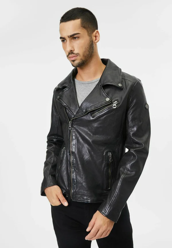 GMTHALAS - Lederjacke - black