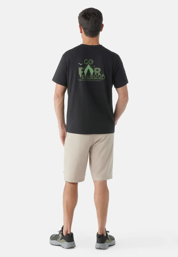 GO FAR. FEEL GOOD. GRAPHIC SHORT SLEEVE  - T-Shirt print - black