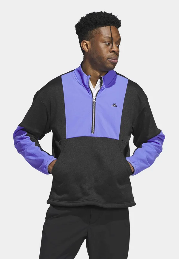 GO-TO DWR HZ - Strickpullover - black  blue