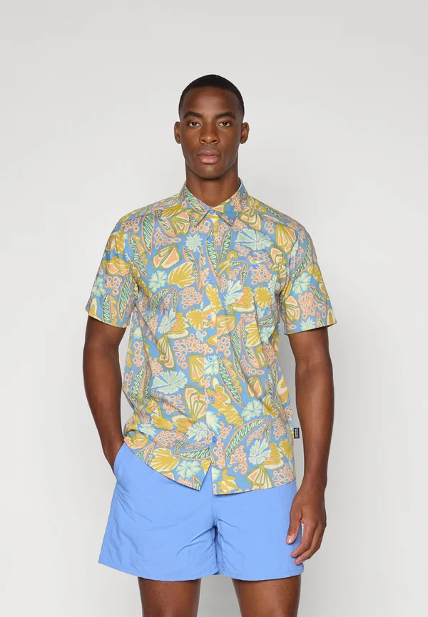 GO TO SHIRT - Hemd - flourish/abundant blue