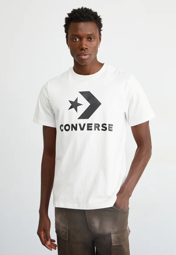 GO TO STAR CHEVRON TEE UNISEX - T-Shirt print - white
