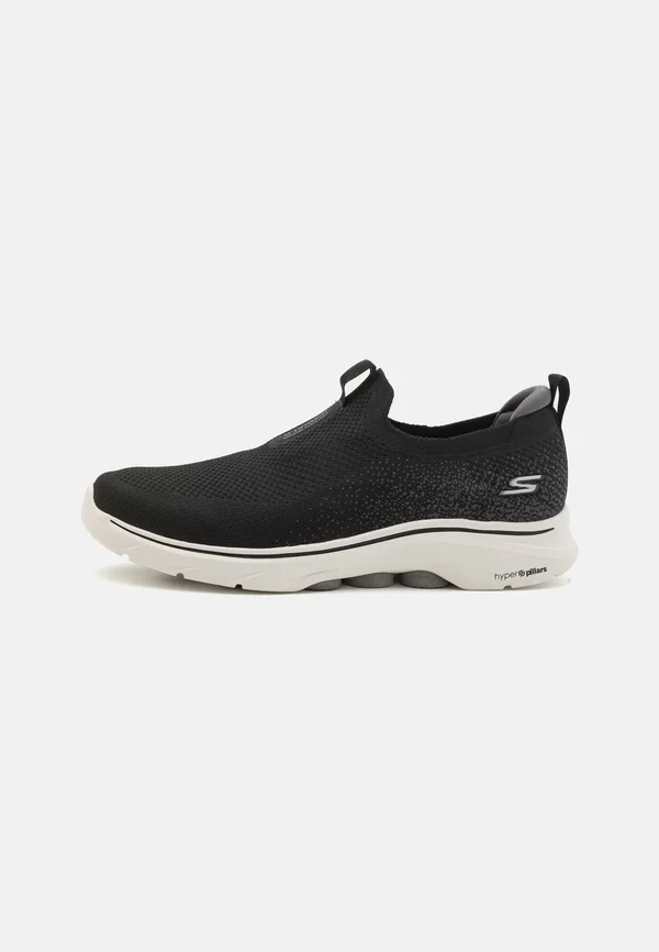 GO WALK 7 SLIP ON - Sneaker low - black/charcoal