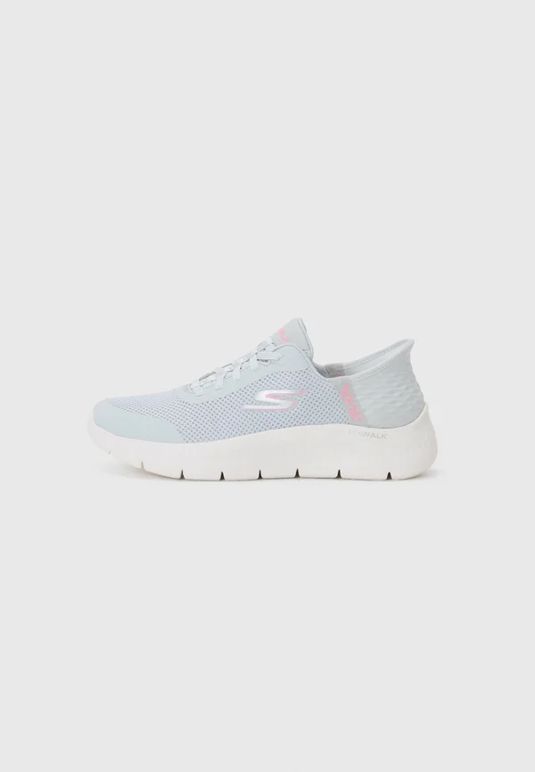 GO WALK FLEX - Sneaker low - gray/pink