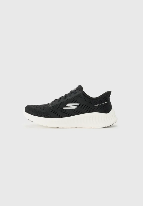 GO WALK NOW - Sneaker low - black/white
