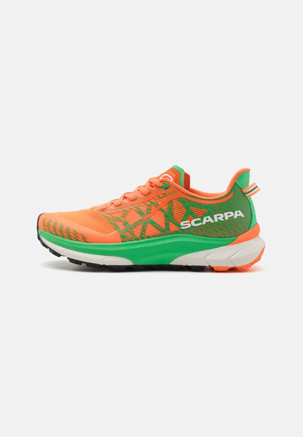 GOLDEN GATE 2 - Laufschuh Trail - orange fluo/spring green