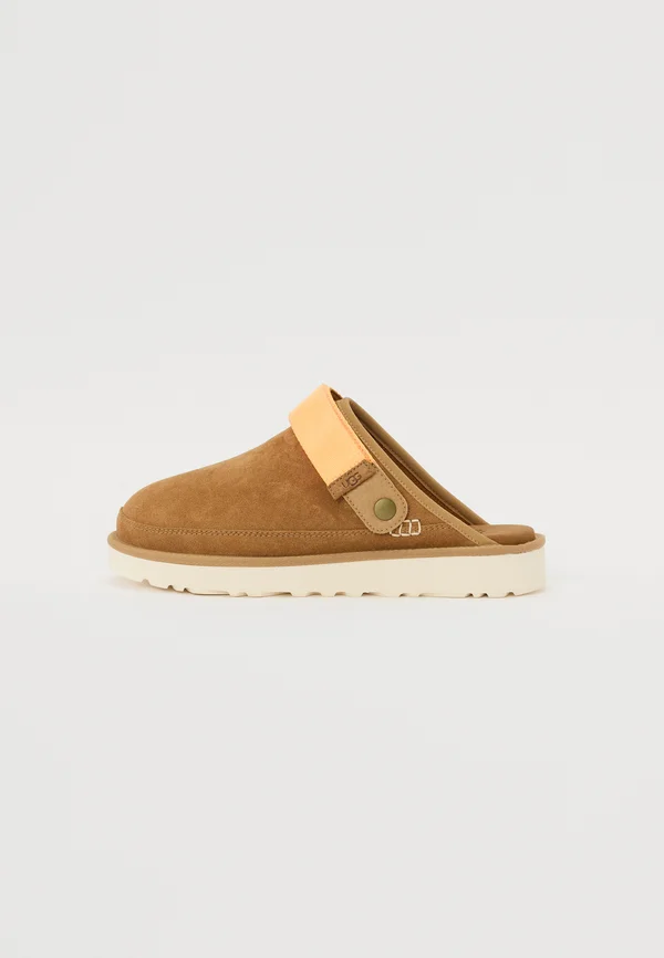 GOLDENCOAST  - Clogs - chestnut/bright melon