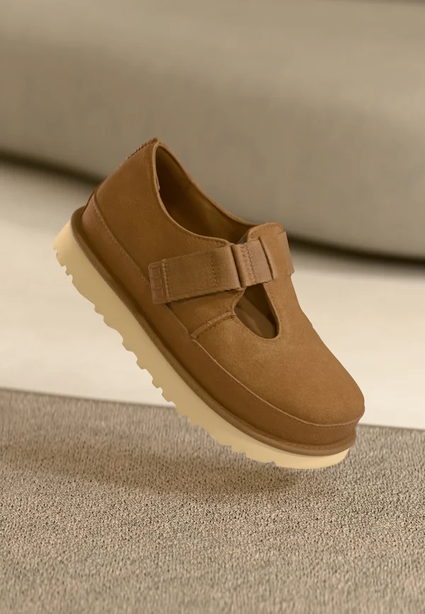 GOLDENSTAR MARY JANE - Riemchenballerina - chestnut