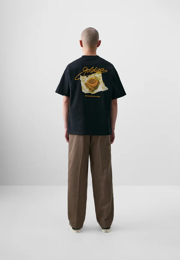 GOLDIES X DICKIES BURGER BACKPRINT TEE - T-Shirt print - black