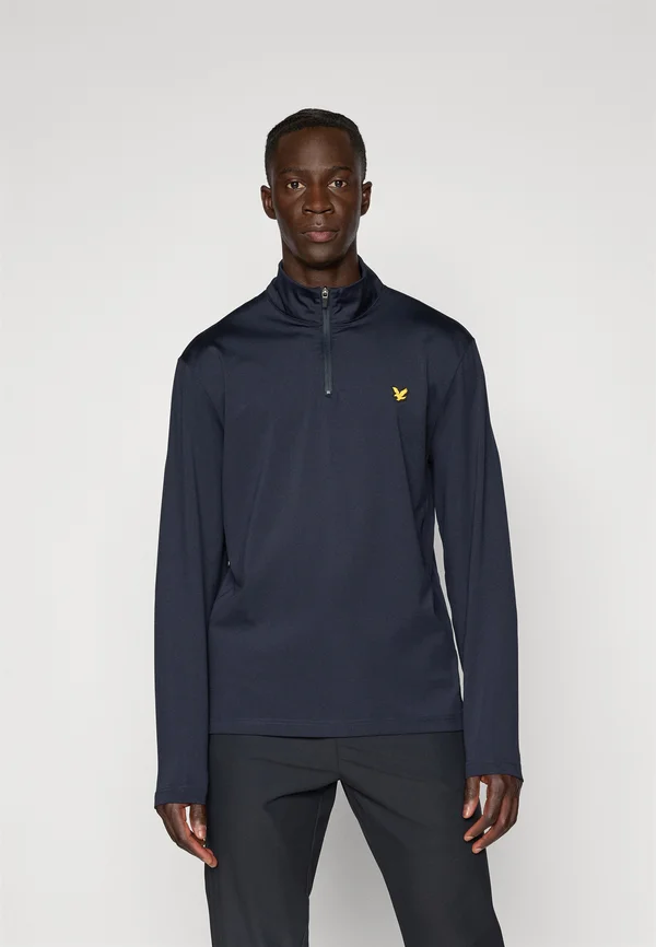 GOLF COURSE MIDLAYER - Langarmshirt - dark navy
