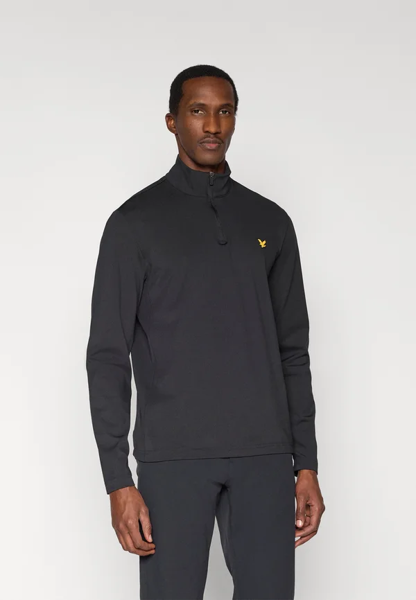 GOLF COURSE MIDLAYER - Langarmshirt - jet black