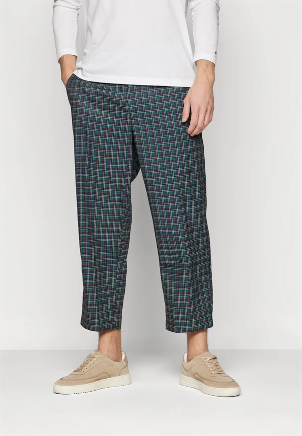 GOLF HERITAGE  - Stoffhose - navy blue/red/yellow