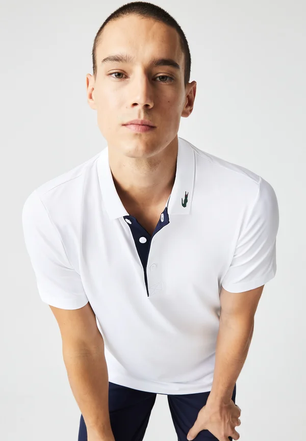 GOLF  - Poloshirt - blanc   bleu marine