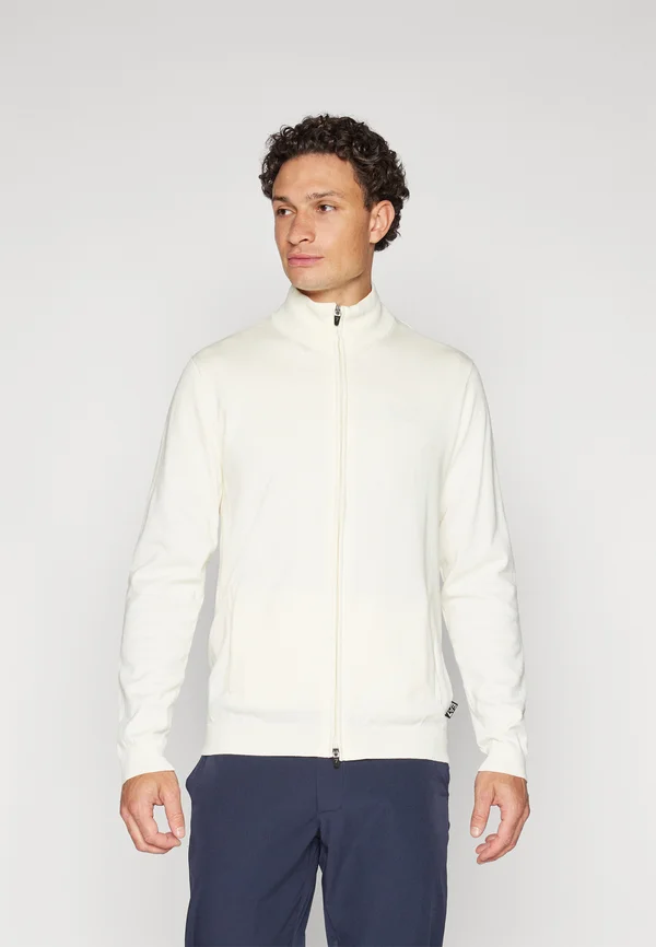 GOLF PRO CARDIGAN - Sweatjacke - star white