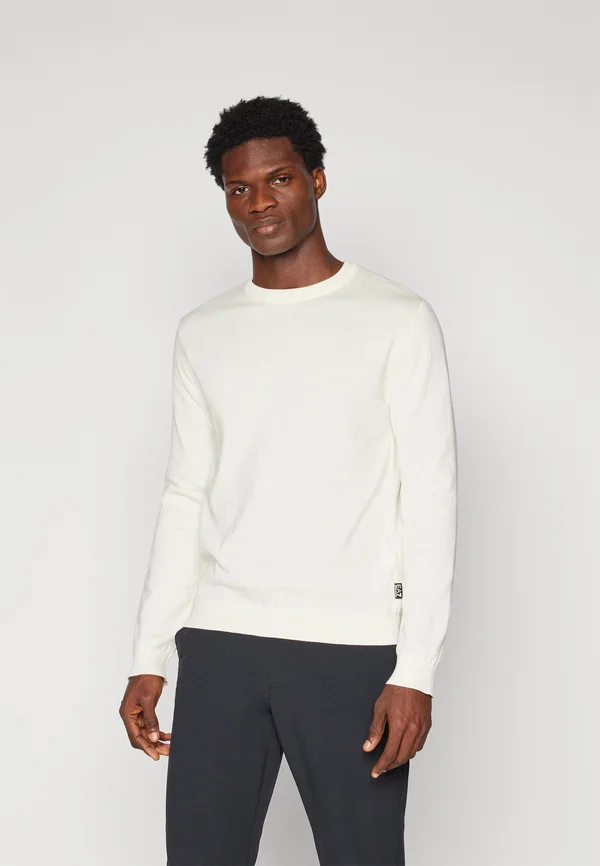 GOLF PRO - Strickpullover - star white