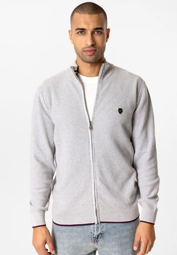 GOMERA - Strickjacke - grey melange