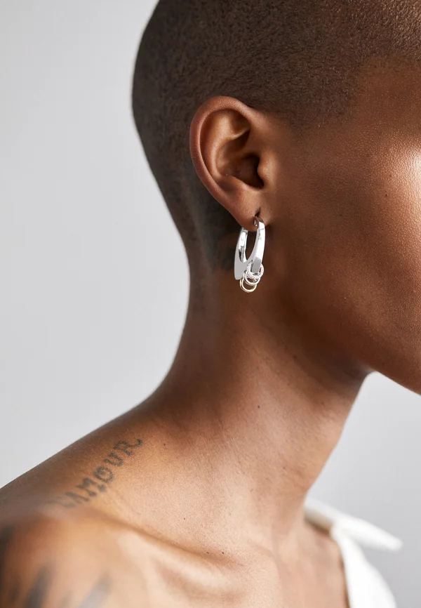 GRACE EARRING PIERCING - Einzelner Ohrring - white gold coloured