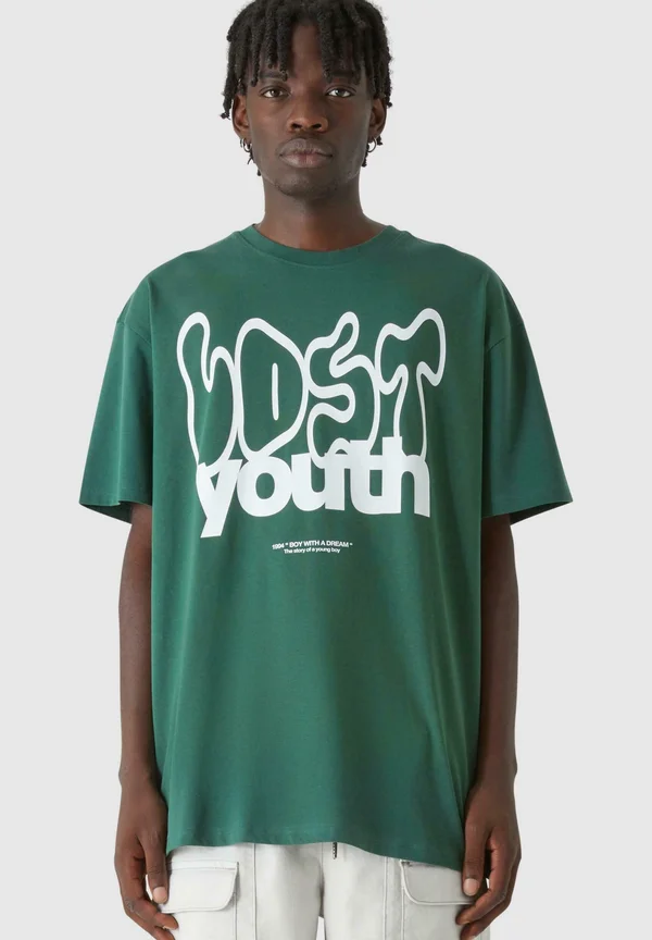 GRAFFITI CLOUD - T-Shirt print - green