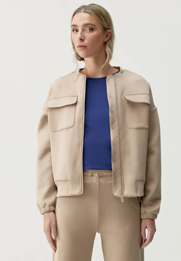 GRAFT - Trainingsjacke - beige