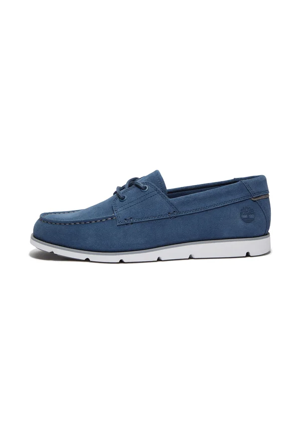 GRAFTON BAY - Sportlicher Schnürer - dark blue suede