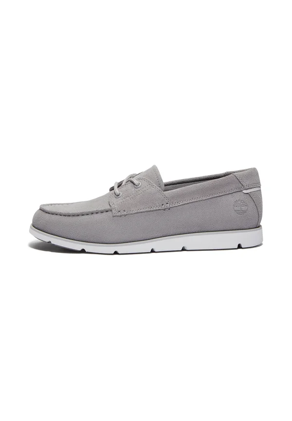 GRAFTON BAY - Sportlicher Schnürer - light grey suede