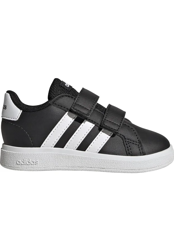 GRAND COURT LIFESTYLE HOOK AND LOOP - Sneaker low - schwarz weiß