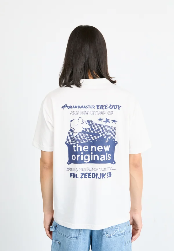 GRANDMASTER FREDDY TEE - T-Shirt print - white